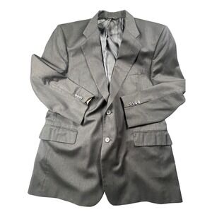 Jos A Bank Signature Collection Wool Suit Jacket Blazer Mens Dark Gray